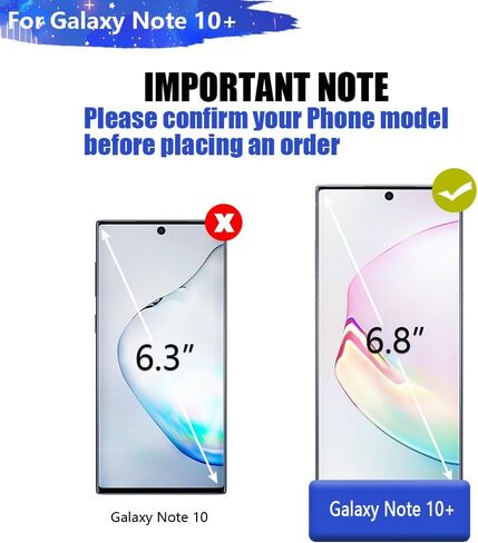 حافظة بطارية لهاتف Samsung Galaxy Note 10+ Plus 5G، حافظة شاحن بطارية ممتدة قابلة لإعادة الشحن بقدرة 6000 مللي أمبير في الساعة، أضف عصيرًا إضافيًا بنسبة 100% باللون الأسود in Kuwait