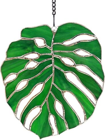 Snow Mountain Stained Glass Window Hanging Decor, 6.1''x3.4'' Handmade Soldering Painting Smoky Mountain, Thanksgiving Nature Lover Gifts Farmhouse Home Glass Hanging Ornaments in Kuwait