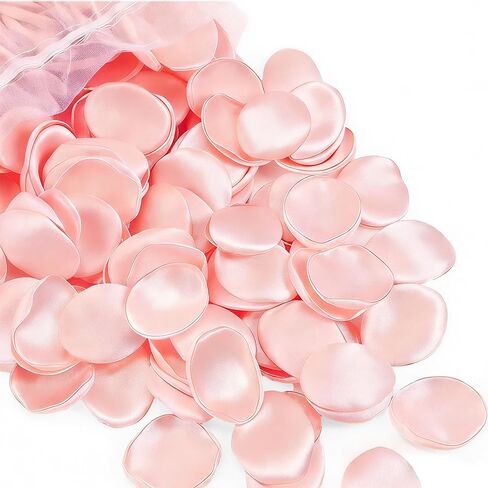 300 قطعة من الزهور الاصطناعية من Der Rose بتلات الورد الحريرية بتلات الزهور المتناثرة لقطع مركزية للممر وحلويات الحفلات وديكورات المنزل والزفاف in Kuwait