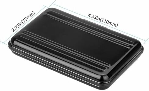 Anti Scratch Memory Card Storage Box, Aluminum Storage Card Carrying Case for Work Travel in Saudi Arabia