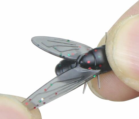 50PCS Bionic Fly Fishing Bait Bodies – Realistic Artificial Fly Tying Lures for Trout Bass Panfish – Soft PVC Fly Bait for Freshwater & Saltwater Fishing (Hooks Not Included) in Saudi Arabia