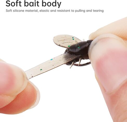 20pcs Fishing Kit for Fishing, Trout Bait Lures Hook Kit for Trout Bass Salmon Panfish in Saudi Arabia
