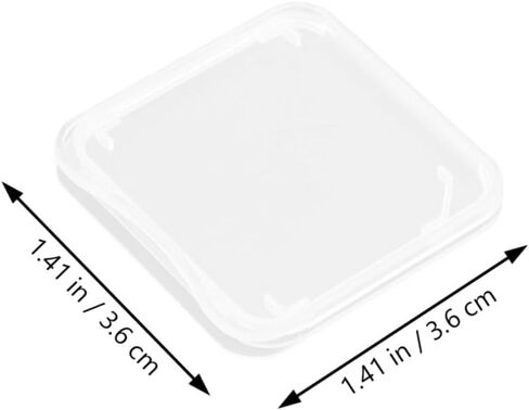Transparent Memory Card Storage Boxes Holder Case Organizer Lightweight Protection for Cards Sim Jewelry Small Portable in Saudi Arabia