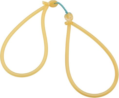 10pcs Powerful Fishing Slingshot Elastic Tube Rubber Band for Fishing Shooting Slingshot Catapult Replacement Outdoor Bow & Arrow Sport Catapult, Yellow in Saudi Arabia