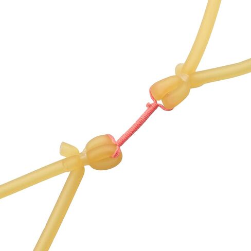 10pcs Powerful Fishing Slingshot Elastic Tube Rubber Band for Fishing Shooting Slingshot Catapult Replacement Outdoor Bow & Arrow Sport Catapult, Yellow in Saudi Arabia
