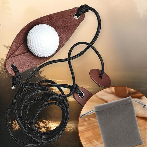 Shepherd Sling Durable Leather Rock Throwing Slingshot for Adults Easy to Learn Long Distance Launcher with Storage Pouch in Saudi Arabia