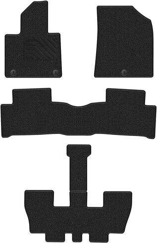 Carpet Floor Mats Custom Fit for Hyundai Tucson (Not for Hybrid) 2022 2023 2024 2025 2026, 1st and 2nd Row Set All Weather Anti-Slip Waterproof Back Floor Liners - 3pc in Saudi Arabia