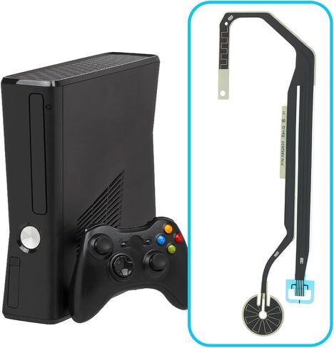 كابل مرن لوحدة التحكم SING F LTD مكون من قطعتين ومفتاح تشغيل وإيقاف متوافق مع Xbox 360 Slim in Saudi Arabia