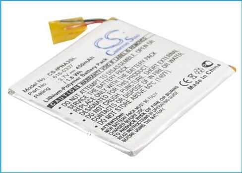 بطارية كاميرون سينو لأجهزة iPod Nano 3rd 4GB، iPod Nano 3rd 8GB، iPod Nano G3 4GB، iPod Nano G3 8GB PN: 616-0311، 616-0333، 616-0337 450 مللي أمبير / 1.67 وات في الساعة in Saudi Arabia