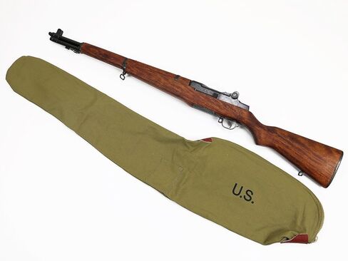 حقيبة حمل تحمل علامة الحرب العالمية الثانية الأمريكية M1 Garand تحمل علامة الولايات المتحدة OD باللون الأخضر، حقيبة بندقية بندقية بندقية ناعمة، مثالية لتخزين الأسلحة النارية والمسدسات والنقل in Saudi Arabia