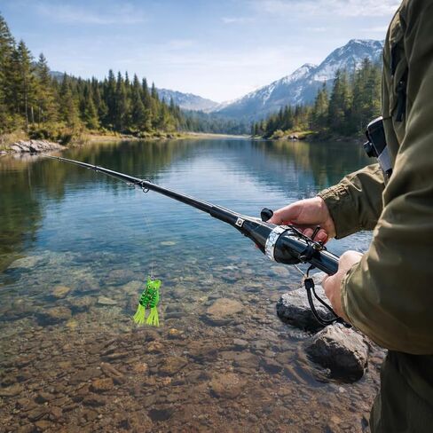 Telescopic Fishing Rod - Compact Foldable Design, Easy to Carry, Suitable for Travel Fishing in Saudi Arabia