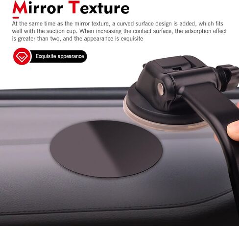 3PCS Dashboard Pad Mounting Disk, 3.15 Inch Dashboard Pad for Suction Cup Phone Mount, Adhesive Dash Mount Pad, Universal for Phone Holders, GPS, Dashcam in Saudi Arabia