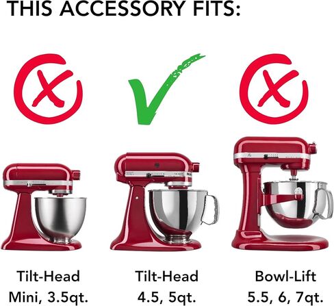 Kitchenaid KSM5THFBSS الفولاذ المقاوم للصدأ مضرب مسطح - 5 كوارت إمالة الفولاذ المقاوم للصدأ in Kuwait