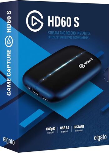 Elgato Game Capture Card HD60 S - Stream and Record in 1080p60, for PlayStation 4, Xbox One & Xbox 360 (Renewed) in Saudi Arabia