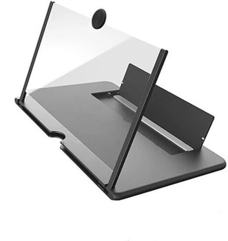 10-inch Mobile Phone Magnifier, Ultra HD Screen, Convenient for Watching TV, use in Landscape Mode, Protects Eyes (Black) in Saudi Arabia