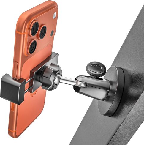 All Metal Magnetic Phone Holder [Strong Magnets] 360° Adjustment Magnetic Phone Mount for Golf Carts, Tractor, Excavator, Bulldozer, Loader, Crane, Forklift, Boat, Fit for iPhone 17 16 15 in Saudi Arabia
