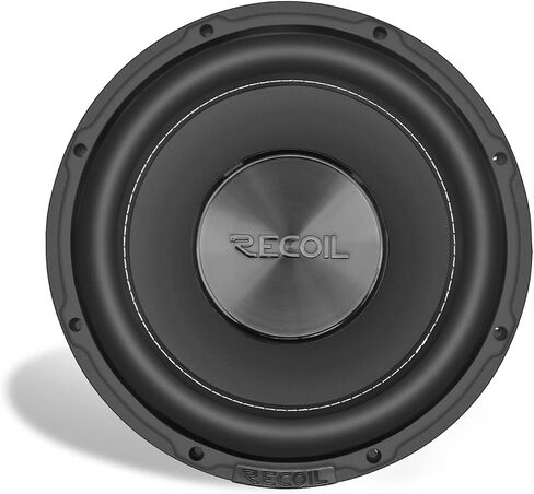 RECOIL IRW8D4 8 Inch Car Audio Subwoofer 400 Watts Power Dual 4 Ohm Voice Coil, 2" Black-Coated 4 Layer High Temperature Voice Coil, Competition Grade Pressed Paper Cone in Saudi Arabia