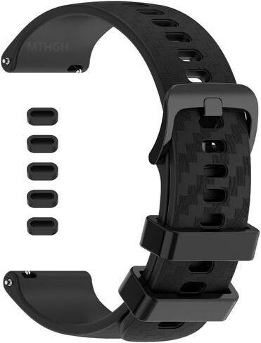 شاهد فرقة شاهد Garmin Forerunner 265/255 /965 /955 Smartwatch ، حزام مشاهدة لـ Garmin Venu 3 /Venu 2 ، + 4pcs حلقة Fastener ، فرقة معصم استبدال السيليكون الناعمة لـ Garmin S60 in Saudi Arabia