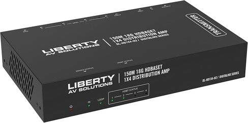 DL-HD1X4-H2 متوافق مع HDBaseT، مضخم/فاصل توزيع 1 × 4 18 جيجا in Kuwait