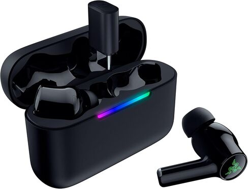 Razer Hammerhead V3 HyperSpeed Wireless Multi-Platform ANC Gaming Earbuds – 2.4GHz & Bluetooth 6.0, Up to 40 Hr Battery, THX Spatial Audio, for Smartphones, PC, Laptop, Tablet, PS5, Steam Deck – Black in Saudi Arabia