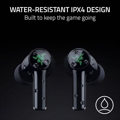 Razer Hammerhead V3 HyperSpeed Wireless Multi-Platform ANC Gaming Earbuds – 2.4GHz & Bluetooth 6.0, Up to 40 Hr Battery, THX Spatial Audio, for Smartphones, PC, Laptop, Tablet, PS5, Steam Deck – Black in Saudi Arabia