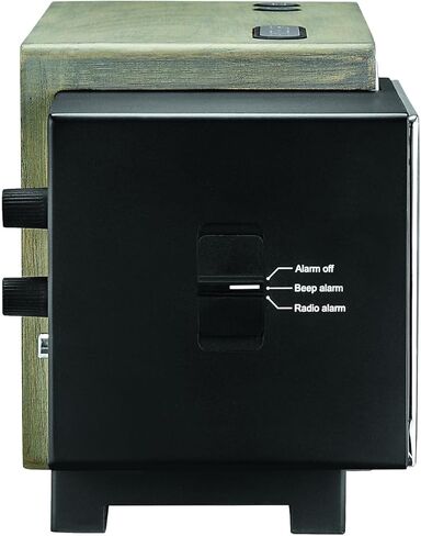 راديو ساعة حديث B7801 Fidelity Retro - إصدار الذكرى السنوية الـ 150 لبولوفا، حافظة رمادية أمريكية صلبة، مكبر صوت بلوتوث، راديو FM، شحن USB-A وUSB-C، قرص مضاء، منبه مع قيلولة بعد الظهر in Saudi Arabia