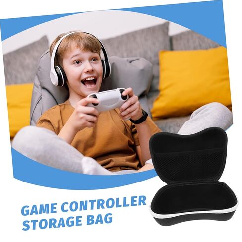 Mikikit Game Controller Hard Case Carrying Bag for Controller Protective Console Storage Portable Strap Gaming Accessory for Travel and Home Use in Saudi Arabia