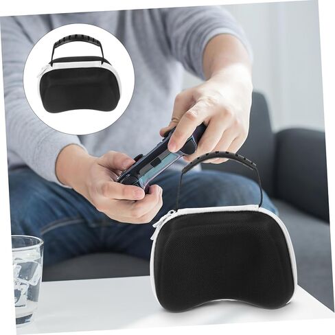 Mikikit Game Controller Hard Case Carrying Bag for Controller Protective Console Storage Portable Strap Gaming Accessory for Travel and Home Use in Saudi Arabia