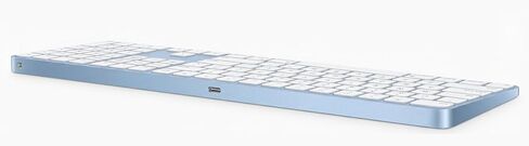 Apple Magic Keyboard with Touch ID and Numeric Keypad for Mac Models with Apple Silicon - US English - USB–C - Blue (Renewed)​​​​​​​ in Saudi Arabia