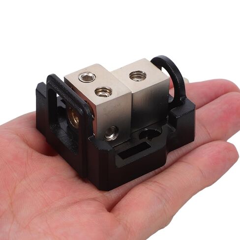 ULTECHNOVO Car Audio Power and Ground Distribution Block 2-Way Amp Ground Splitter Box for Vehicle Amplifier System Installation Accessories in Saudi Arabia