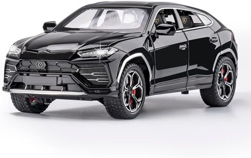 SASBSC لعبة سيارات للأولاد Lambo Urus ألعاب سيارات لعمر 3 4 5 6 7 8 سنوات سيارات معدنية للأطفال نموذج Diecast مع هدايا عيد ميلاد الضوء والصوت (أبيض، 1:24) in Kuwait
