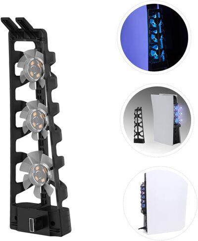 Air Cooler Fan for Console Three High-speed Cooling Fans for Enhanced Heat Dissipation Easy Installation for Gaming Enthusiasts in Saudi Arabia