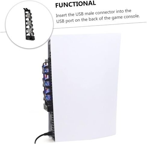 Air Cooler Fan for Console Three High-speed Cooling Fans for Enhanced Heat Dissipation Easy Installation for Gaming Enthusiasts in Saudi Arabia