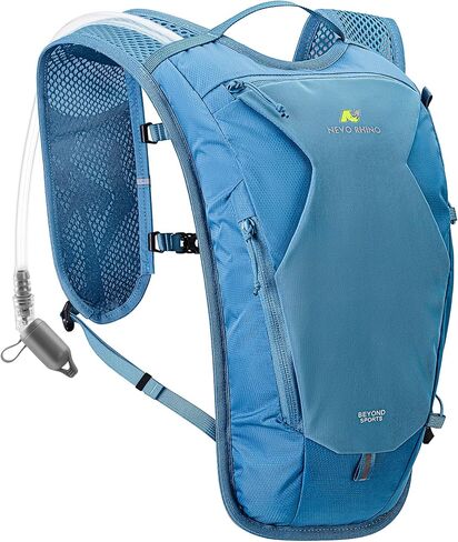 N NEVO RHINO Hydration Backpack,Water Backpack with 50 oz /1.5L Water Bladder, Bike Hydration Pack for Men Women, 6L Lightweight Hydration Hiking Backpack for Cycling Hiking in Saudi Arabia