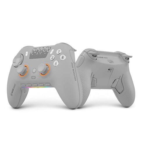 وحدة تحكم الألعاب SCUF ENVISION PRO Wireless V2 (2025) للكمبيوتر الشخصي فقط - أعواد التحكم المضادة للانجراف - خمسة مفاتيح G قابلة لإعادة التعيين - مجاذيف خلفية قابلة لإعادة التعيين - مشغلات فورية - رمادي فاتح in Kuwait