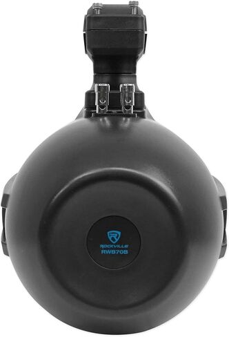 Rockville RWB70B 250W Marine Wakeboard Tower Speaker, 6.5", 360 Degree Swivel, Waterproof, Durable, High-Fidelity for Boats, Jeeps, ATVs, 4-Piece in Saudi Arabia