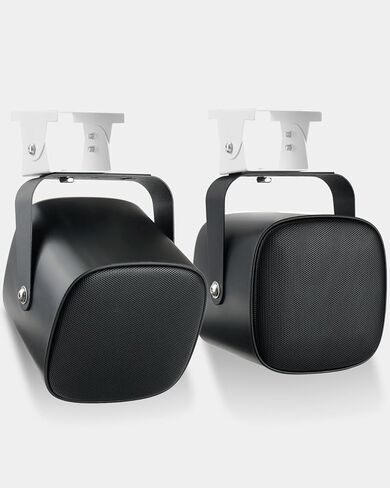 Saiyin Marine Outdoor Indoor Speakers, 4-inch 6Ω Boat Speaker Box with Dustproof, Waterproof and Ultra-Wide Adjustable Mounts for Home Theater System UTV Golf Cart Tractor Boat Truck Jeep in Saudi Arabia