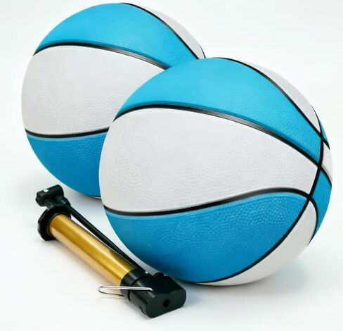 TNELTUEB Mini Basketball Replacement 8.5 Inch Mini Pool Basketballs Ball Hoop Indoor Outdoor Toy, Fits All Standard Swimming Pool Basketball Hoop Pool Game Toy Water Games in Kuwait