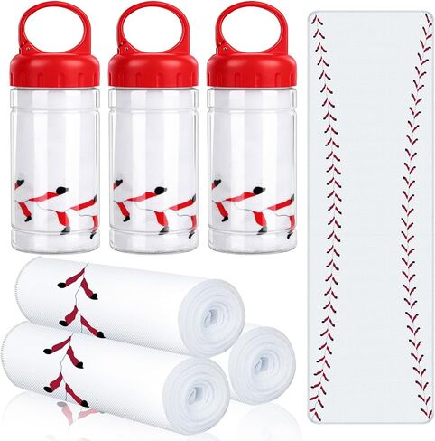 Denylo pro 12 Pcs Cooling Towel Baseball Breathable Chilly Towels 39.4×11.8 Inch Ice White Sports Microfiber Towels for Baseball Player Team Coach Party Favors in Saudi Arabia