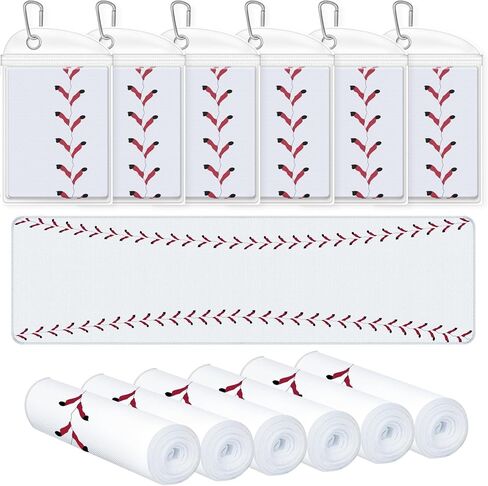 Denylo pro 12 Pcs Cooling Towel Baseball Breathable Chilly Towels 39.4×11.8 Inch Ice White Sports Microfiber Towels for Baseball Player Team Coach Party Favors in Saudi Arabia