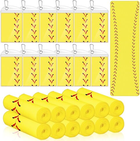 Denylo pro 12 Pcs Cooling Towel Baseball Breathable Chilly Towels 39.4×11.8 Inch Ice White Sports Microfiber Towels for Baseball Player Team Coach Party Favors in Saudi Arabia