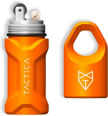 TACTICA X.100 Survival Lighter, Refillable Outdoor Fire Starter with High‑Spark Flint Wheel, One‑Handed Operation, Waterproof Storage Compartment in Saudi Arabia