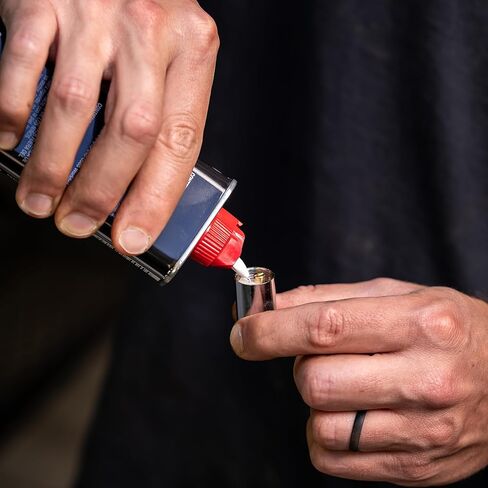 TACTICA X.100 Survival Lighter, Refillable Outdoor Fire Starter with High‑Spark Flint Wheel, One‑Handed Operation, Waterproof Storage Compartment in Saudi Arabia