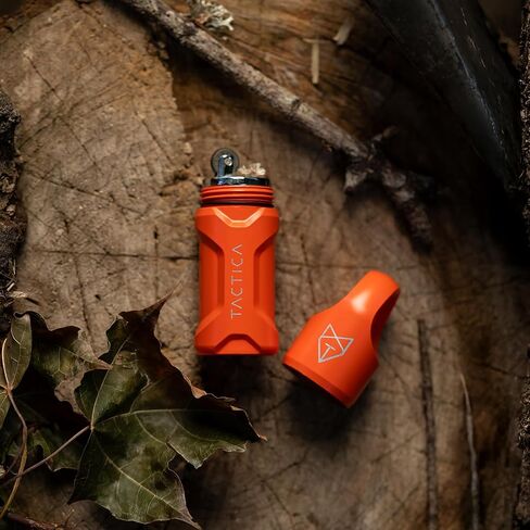TACTICA X.100 Survival Lighter, Refillable Outdoor Fire Starter with High‑Spark Flint Wheel, One‑Handed Operation, Waterproof Storage Compartment in Saudi Arabia