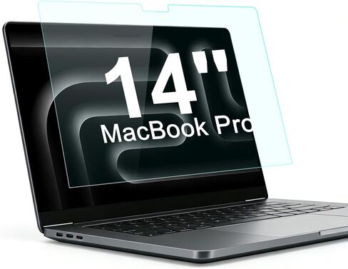 واقي شاشة أزرق اللون يحجب الضوء لجهاز MacBook Pro مقاس 14 بوصة (2021-2025، M5، M4، M3، M2، M1، Pro/Max)، غطاء غير لامع مضاد للتوهج لحماية العين لجهاز Mac 14 بوصة، واقي مضاد للخدش in Kuwait