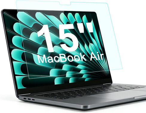 واقي شاشة مضاد للضوء الأزرق لجهاز MacBook Air 15 بوصة (2023-2026، M2، M3، M4، M5)، واقي شاشة غير لامع مضاد للوهج لجهاز Mac 15.3 بوصة (موديل A2941 A3114 A3241 A3448) in Kuwait