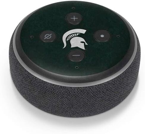 Skinit Decal Audio Skin Compatible with Amazon Echo Dot 3 - Officially Licensed Michigan State University Spartans Logo Design in Saudi Arabia