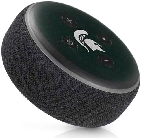 Skinit Decal Audio Skin Compatible with Amazon Echo Dot 3 - Officially Licensed Michigan State University Spartans Logo Design in Saudi Arabia