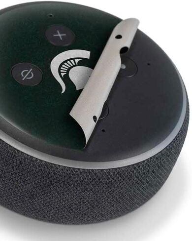 Skinit Decal Audio Skin Compatible with Amazon Echo Dot 3 - Officially Licensed Michigan State University Spartans Logo Design in Saudi Arabia