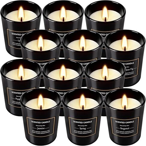 100 عبوة من شموع Tealight السوداء، شمعة نذرية غير معطرة لمدة 4 ساعات لديكور المنزل في الهالوين، بدون تنقيط وبدون دخان للشبات، والطوارئ، والعشاء، والحفلات in Kuwait
